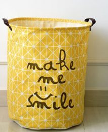 Household finishing Storage bucket yellow daily life supplies health and beauty personal care products